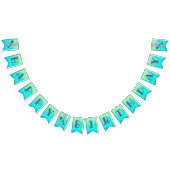 レインボーヘア&テール誕生日とアメージングマーメイド  バンティングフラッグ (全)