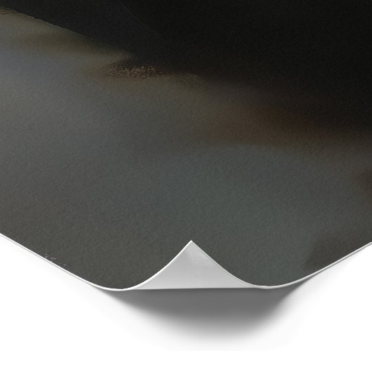 レインボーヘア – バックワードポートレートスタイル ポスター (角)