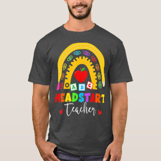 レインボーヘッドスタート先生ヘッドスタート初日 Tシャツ