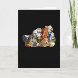 レインボーヘマタイト結晶アッド独自の文字カード カード