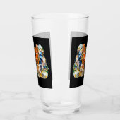 レインボーヘマタイト結晶 タンブラーグラス (左)