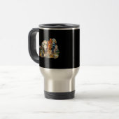 レインボーヘマタイト結晶 トラベルマグ (正面左)