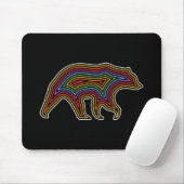 レインボーベア マウスパッド (マウス)