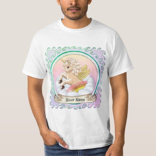 レインボーベイビーユニコーン Tシャツ (正面)