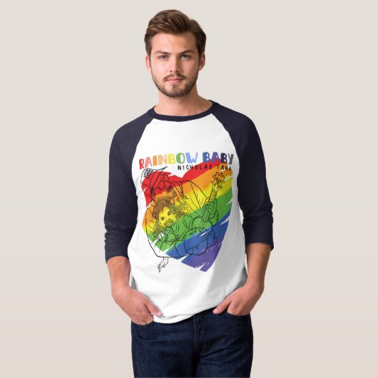 レインボーベイビー Tシャツ (正面フル)