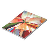 レインボーベゴニアフラワーウォーターオリジナルアート ノートパッド (回転)