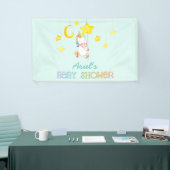 レインボーベビーぶら下がったユニコーンズfrom Stars & Moon 横断幕 (トレードショー)