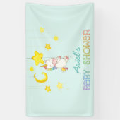 レインボーベビーぶら下がったユニコーンズfrom Stars & Moon 横断幕 (縦)