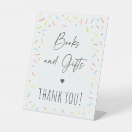 レインボーベビーまき本&ギフトサイン 台座サイン