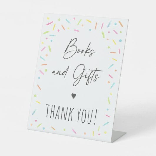 レインボーベビーまき本&ギフトサイン 台座サイン (正面)