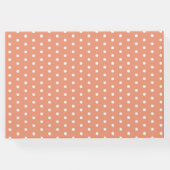 レインボーベビーシャワーかわいいカスタムパーソナライズされた ゲストブック (裏面)