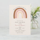 レインボーベビーシャワーへの招待 招待状 (スタンド正面)