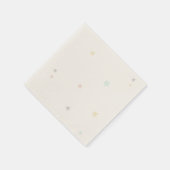 レインボーベビーシャワーナプキン スタンダードカクテルナプキン (角)