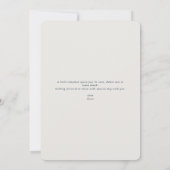 レインボーベビーシャワーミュート色の少年 招待状 (裏面)