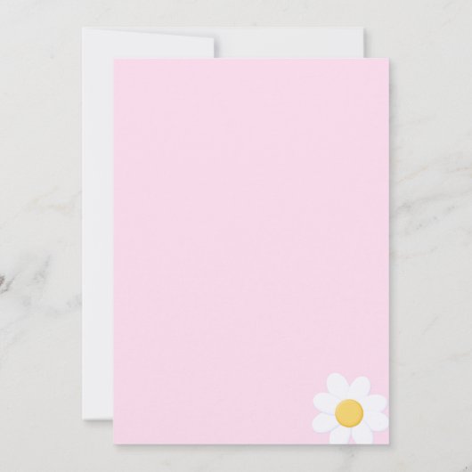 レインボーベビーシャワー招待状 招待状 (裏面)