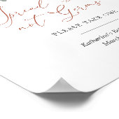 レインボーベビーシャワー衛生局の看板 ポスター (角)