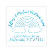 レインボーベビーシャワー セルフインキングスタンプ (デザイン)