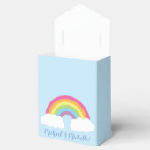 レインボーベビーシャワー フェイバーボックス (オープン)