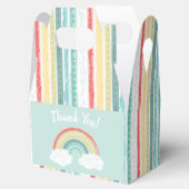 レインボーベビーシャワー フェイバーボックス (オープン)