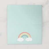 レインボーベビーシャワー プレイスカード (外部開封)