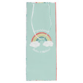 レインボーベビーシャワー ワインギフトバッグ (裏面)