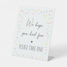 レインボーベビースプリンクルパーティーフェイト 台座サイン