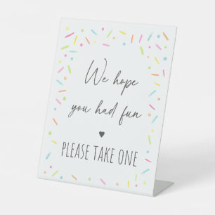 レインボーベビースプリンクルパーティーフェイト 台座サイン