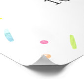 レインボーベビースプリングルウェルカム ポスター (角)