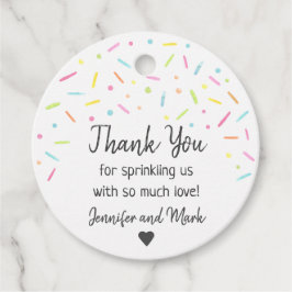 レインボーベビースプリングルサンキュー フェイバータグ