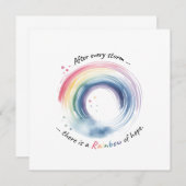 レインボーベビーミラクルカード サンキューカード (正面/裏面)