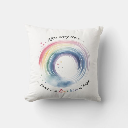 レインボーベビーミラクル クッション (正面)