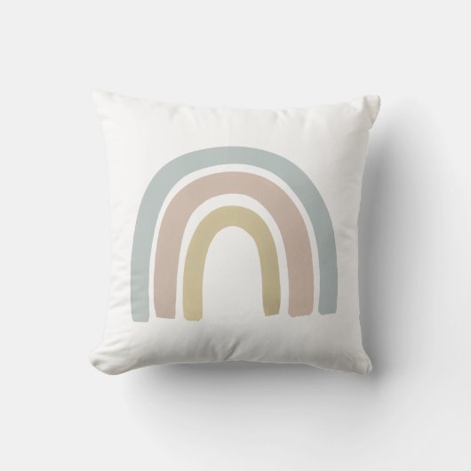 レインボーベビー名 クッション (正面)