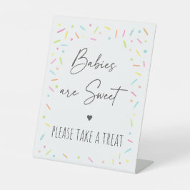 レインボーベビー散水トリート 台座サイン