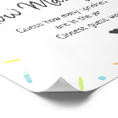 レインボーベビー散水推測ゲームの数 ポスター (角)