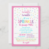 レインボーベビー散水 招待状 (正面)