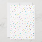 レインボーベビー散水 招待状 (裏面)