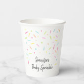 レインボーベビー散水 紙コップ (裏面)