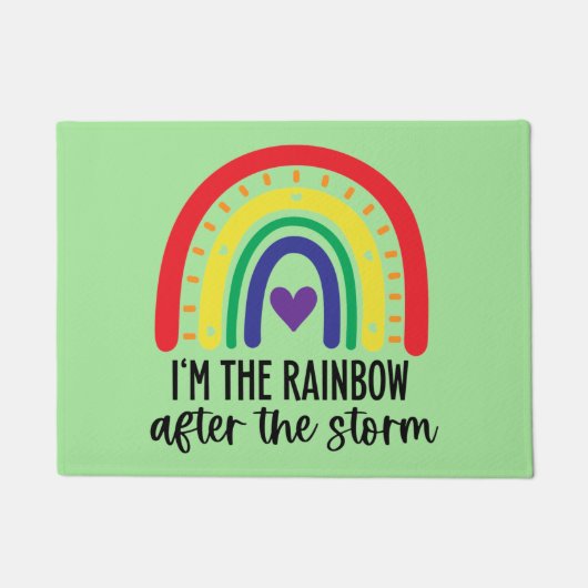 レインボーベビー ドアマット (正面)