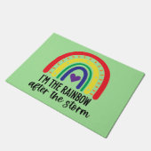 レインボーベビー ドアマット (アングル)