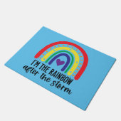 レインボーベビー ドアマット (アングル)