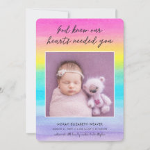 レインボーベビー | 神は闇を知っていた | フォト誕生