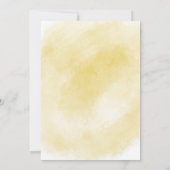 レインボーベビー(金ゴールド)シャワー招待状 招待状 (裏面)