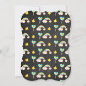 レインボーベビーAfter The Storm Baby Shower 招待状 (裏面)