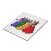 レインボーベリーダンサーアートベリーダンス団 タイル (側面)