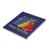 レインボーベリーダンサーアートベリーダンス団 タイル (側面)