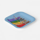 レインボーベリーダンサーアートベリーダンス団 ペーパープレート (傾斜あり)