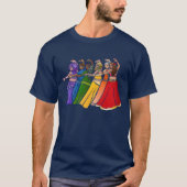 レインボーベリーダンサーアートベリーダンス団 Tシャツ (正面)