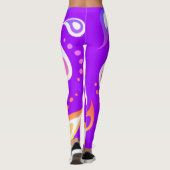 レインボーペイズリーパターン レギンス (裏面)