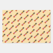 レインボーペンギフト ラッピングペーパーシート (正面3)