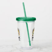 レインボーペンシル先生鑑賞おもしろい、先生 アクリルタンブラー (左)